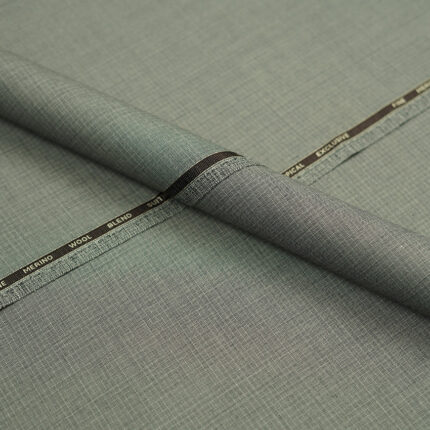 Tropical Exclusive Grey Checks Suiting Fabric
